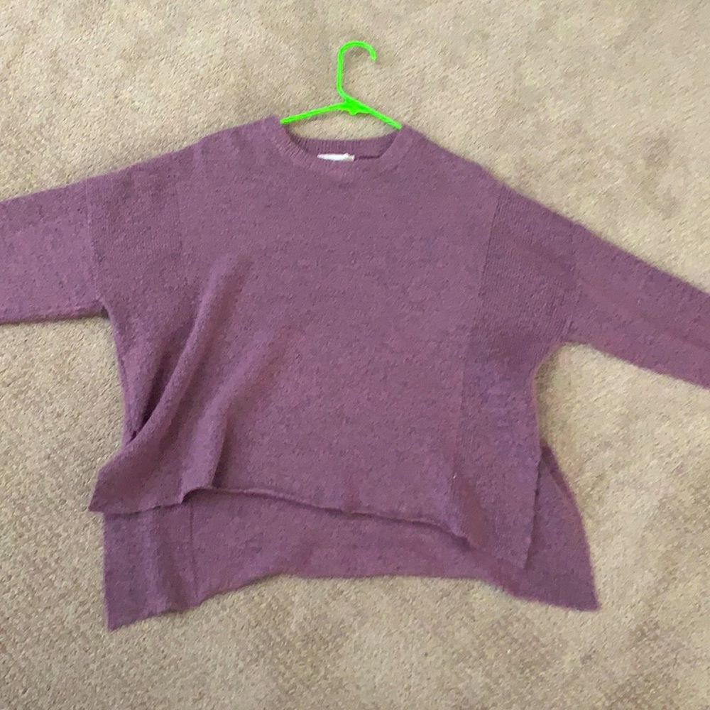 Dark purple sweater